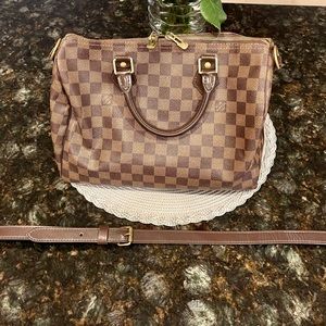 Louis Vuitton Speedy Bandoulière 30 Damier Ebene - 💯 Authentic- 2012